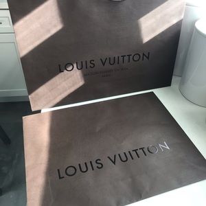 Louis Vuitton Brown Gift Bag (2005)
